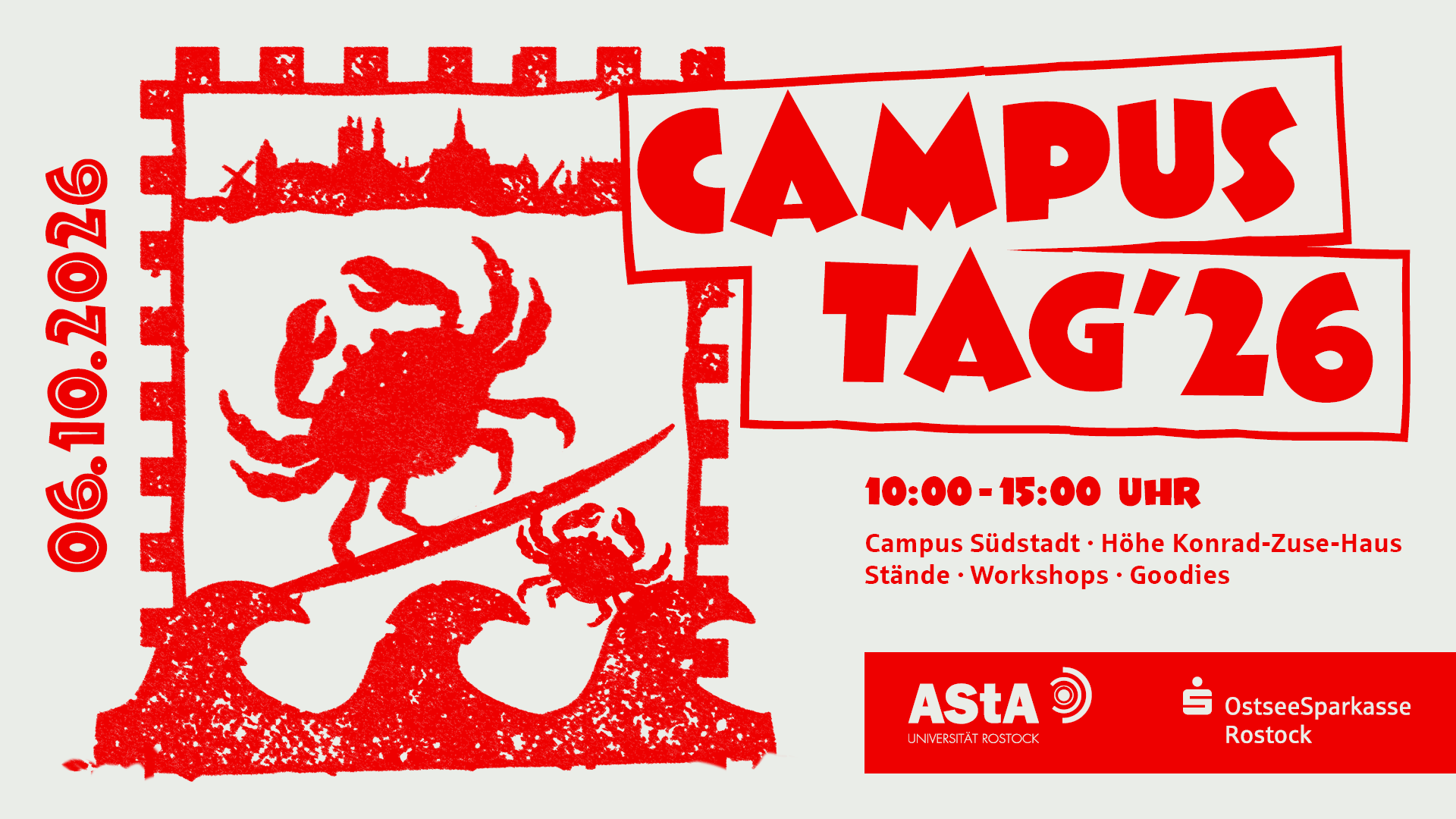 Campustag 2026 am 6. Oktober, Campus Südstadt, 10 bis 15 Uhr